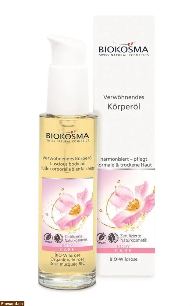 Bild 5: BIOKOSMA verwöhnendes Körperöl Bio-Wildrose 100ml, NEU & OVP