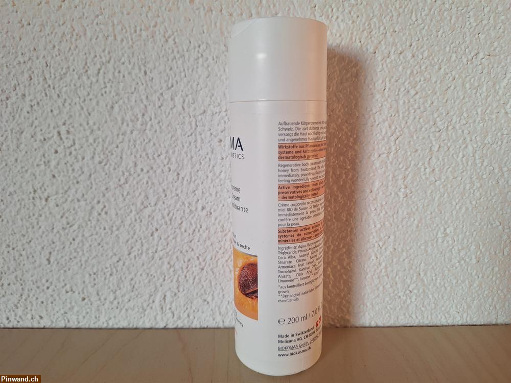 Bild 2: BIOKOSMA Aufbauende Körpercreme Aprikose Honig Bio 200 ml, NEU