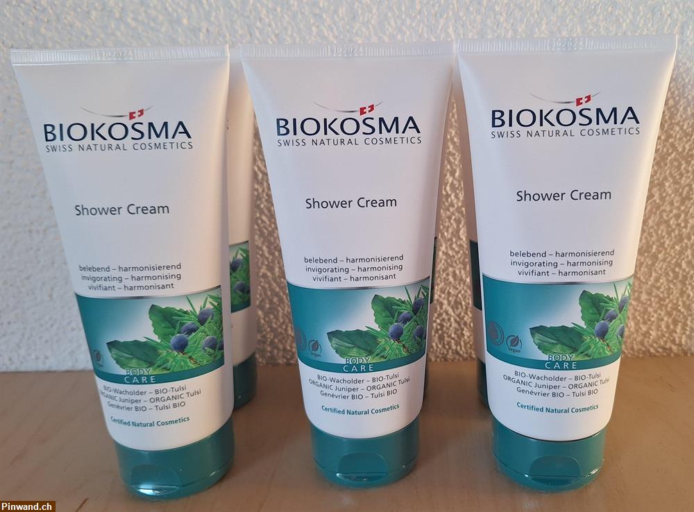 Bild 1: BIOKOSMA Shower Cream Wacholder Tulsi Bio 200ml, NEU & OVP