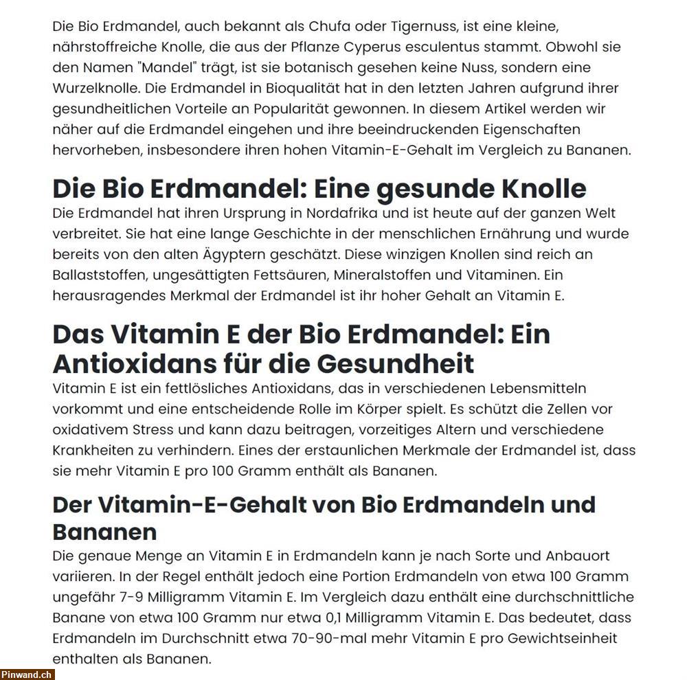 Bild 7: Superfood BioKing Erdmandel Knabberkerne Bio 250g, NEU & OVP