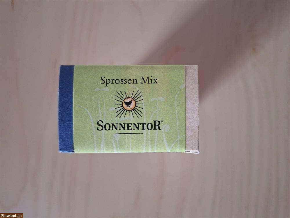 Bild 5: Sprossen Mix bio 120g: Bockshornklee Linsen Rettich, NEU & OVP