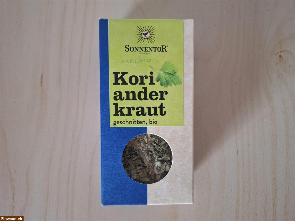 Bild 1: SONNENTOR Korianderkraut geschnitten 15g BIO, NEU & OVP