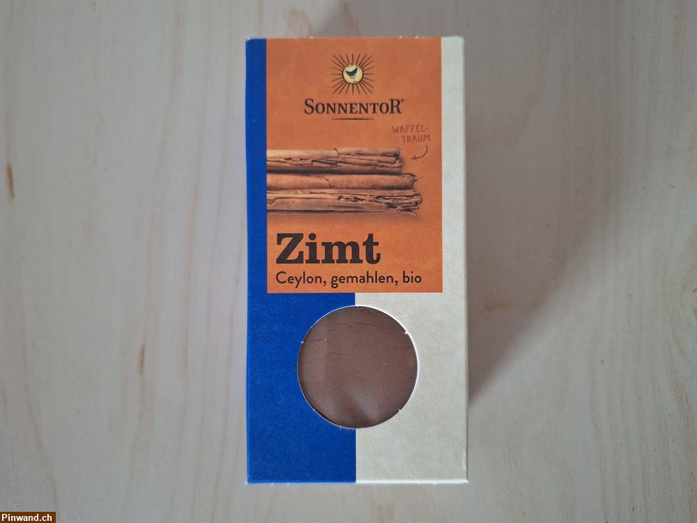 Bild 1: Sonnentor Zimt Ceylon gemahlen bio 40g, NEU & OVP