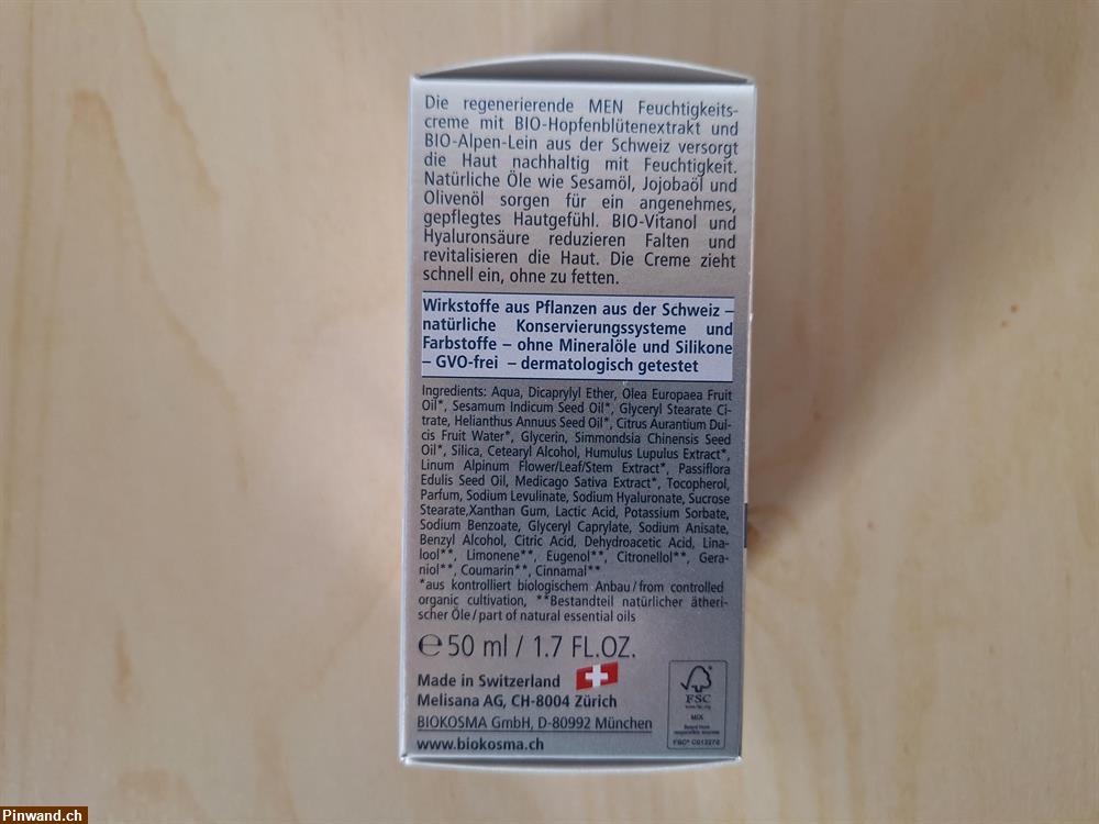Bild 3: BIOKOSMA Men Feuchtigkeitscreme (50ml), NEU & OVP