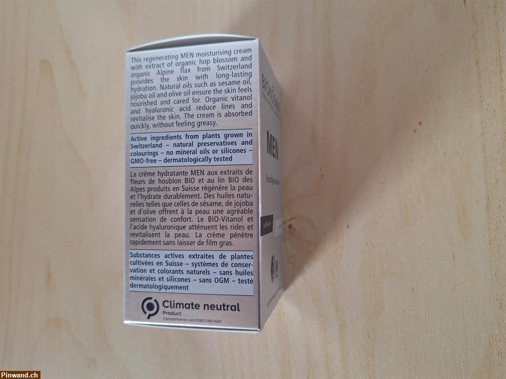 Bild 4: BIOKOSMA Men Feuchtigkeitscreme (50ml), NEU & OVP