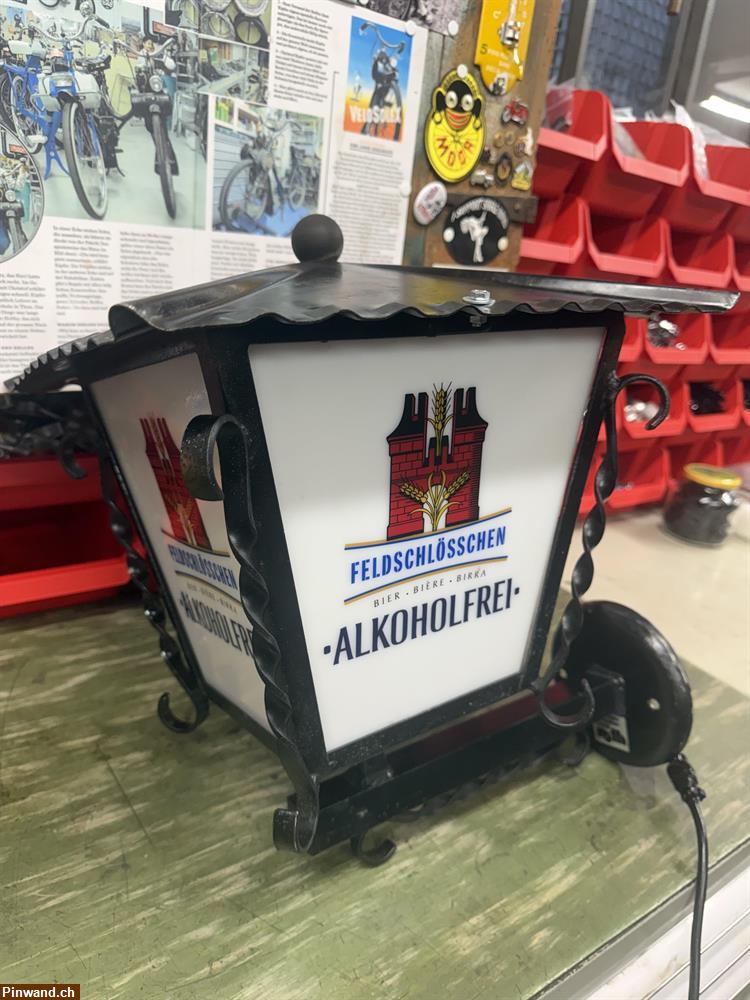 Bild 2: Feldschlösschen Leuchtreklame aus Metall