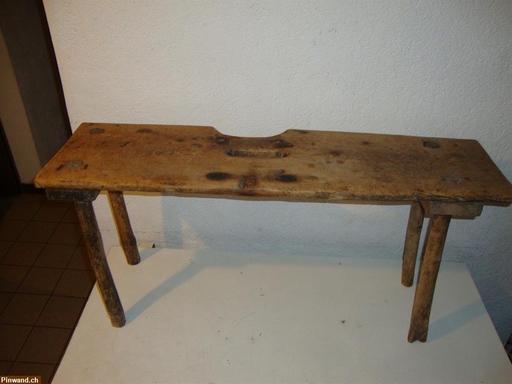 Bild 1: Alter Holzbank zu verkaufen