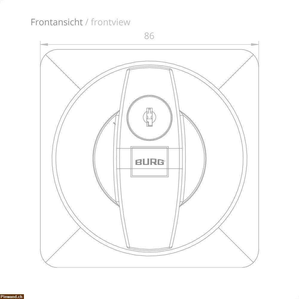 Bild 4: Verkauf: Schloss für Metallschrank neu von Burg