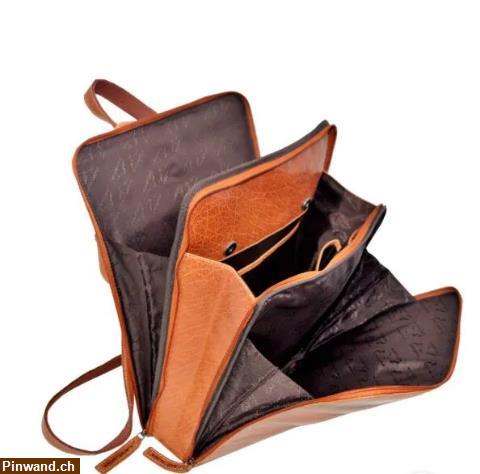 Bild 3: Alpenleder Laptop Rucksack HUCKEPACK zu verkaufen