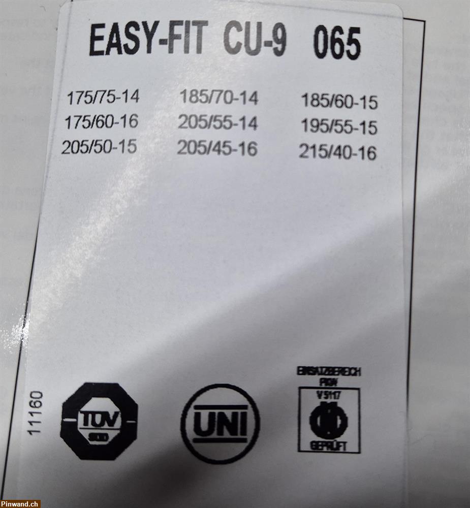 Bild 1: Verkauf: Schneekette Thule easy-fit ungebraucht