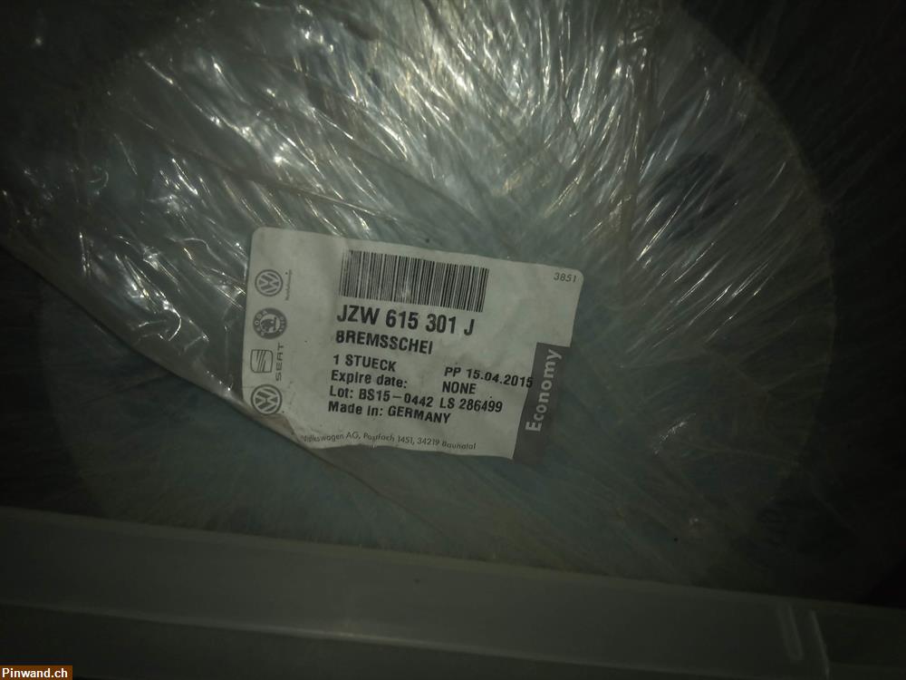Bild 1: Bremsscheiben zu VW / Seat / Skoda zu verkaufen