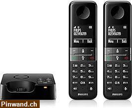 Bild 1: Festnetz-Telefon DUO von Philips mit Garantie