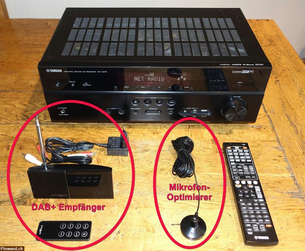Bild 1: Receiver Yamaha RX-V475 AV-Receiver zu verkaufen