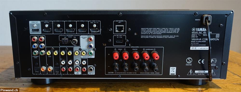 Bild 3: Receiver Yamaha RX-V475 AV-Receiver zu verkaufen