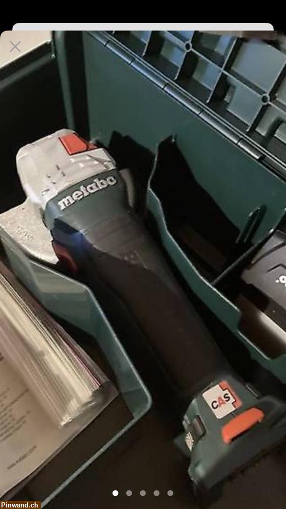 Bild 1: Winkelschleif Maschine