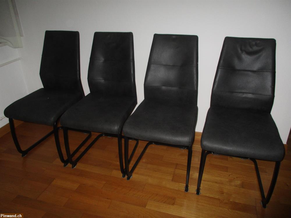 Bild 3: 4 Stühle - Esszimmer zu verkaufen