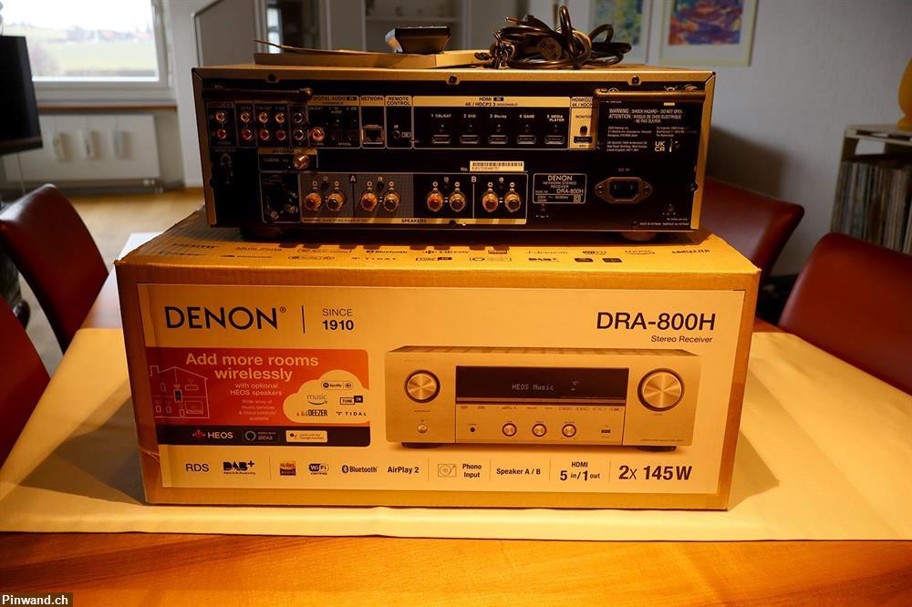 Bild 1: Verstärker Denon DRA800H silber zu verkaufen