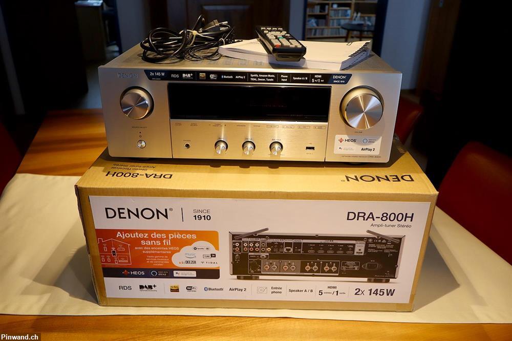 Bild 2: Verstärker Denon DRA800H silber zu verkaufen