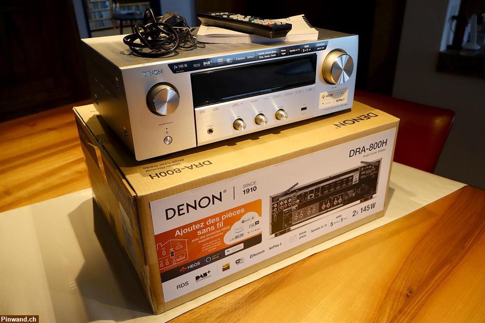 Bild 3: Verstärker Denon DRA800H silber zu verkaufen