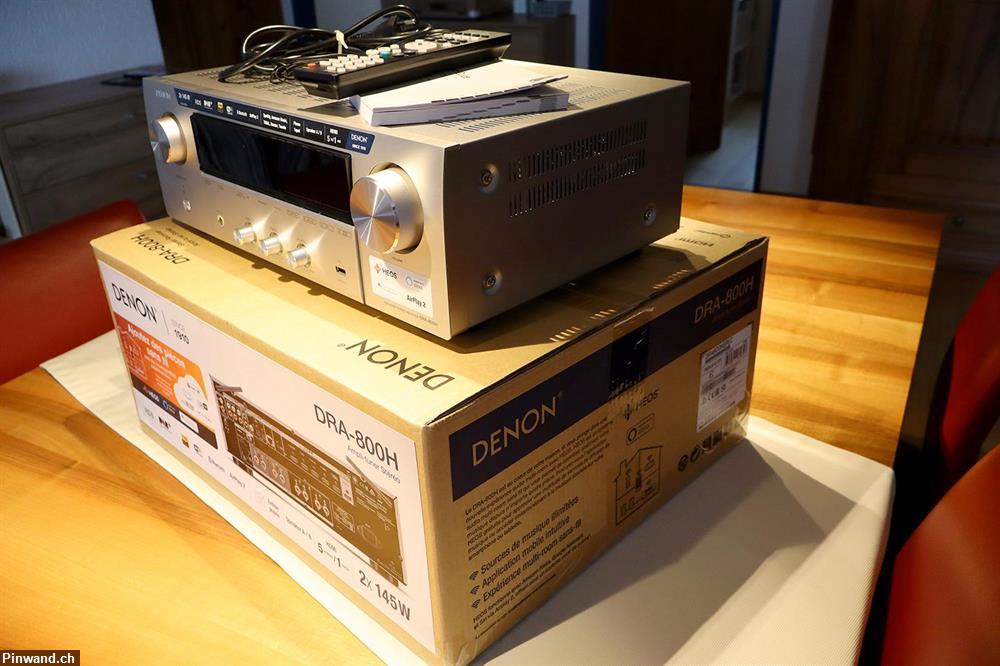 Bild 4: Verstärker Denon DRA800H silber zu verkaufen