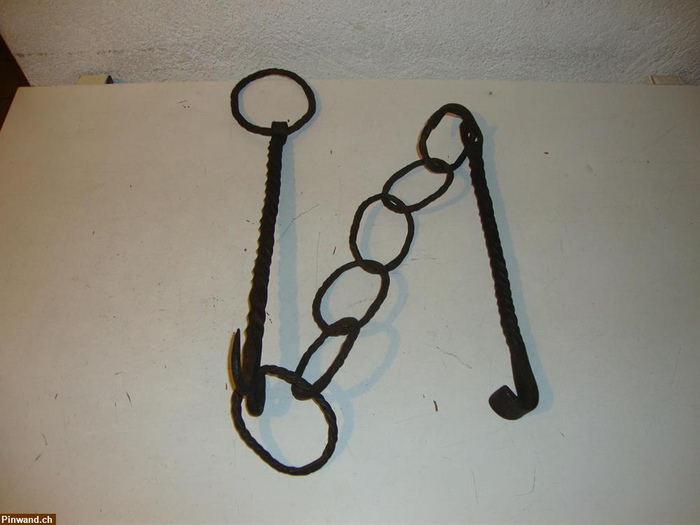 Bild 3: Alte geschmiedete Kette zu verkaufen