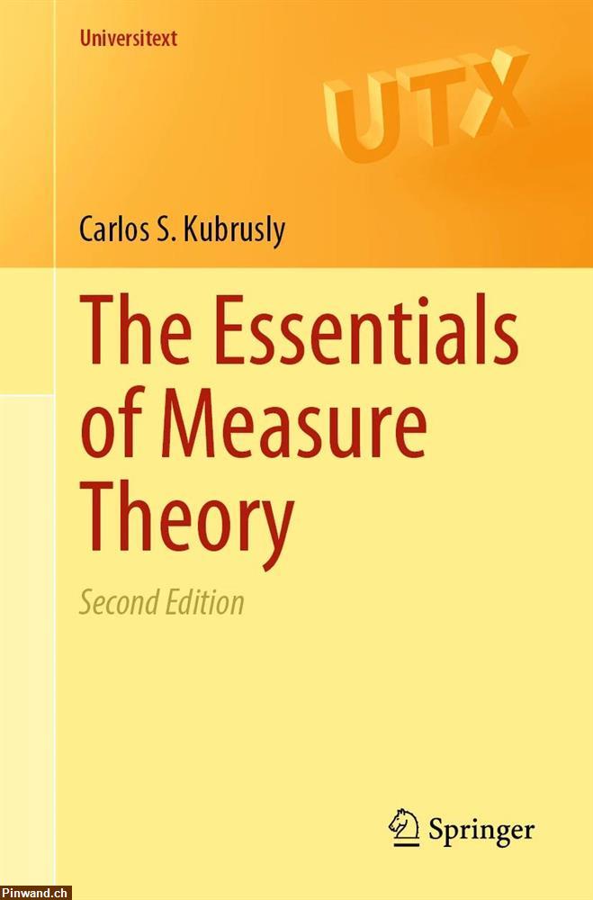 Bild 1: Lehrbuch The Essentials of Measure Theory