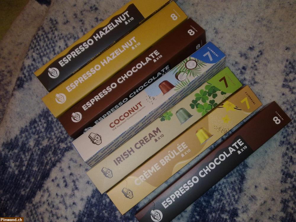 Bild 2: 7 Kaffeekapsel-Set à 10 Stück - Nespresso kompatibel