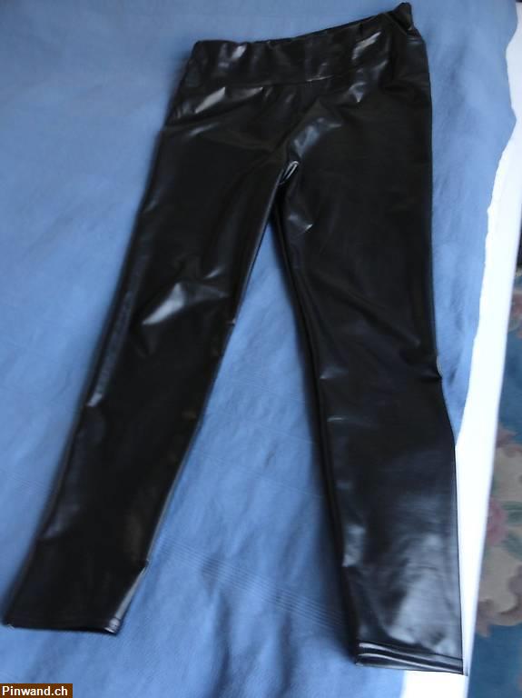 Bild 1: PU-Leggins XL schwarz zu verkaufen