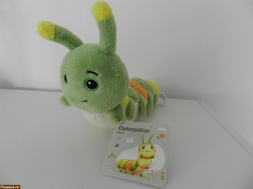 Bild 1: Raupe Caterpillar Plüschraupe Freddy zu verkaufen