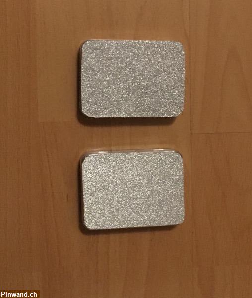 Bild 1: 2er Set Deko Box glitzersilber