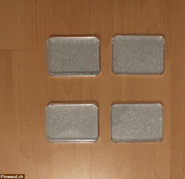 Bild 2: 2er Set Deko Box glitzersilber