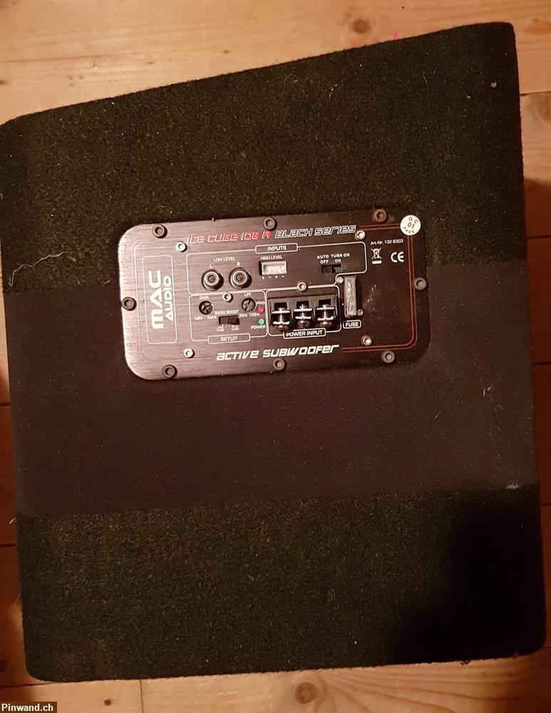 Bild 2: Subwoofer und Autoradio zu verkaufen