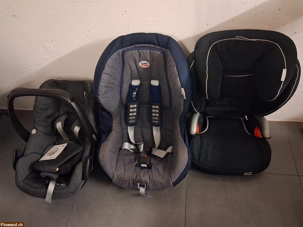 Bild 1: 3 Autositze 0-12 Jahre zu verkaufen