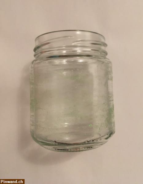 Bild 1: Glasvase glitzer