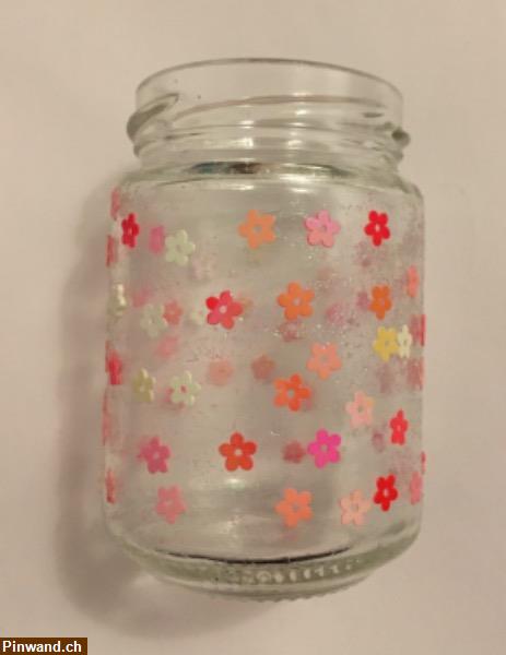 Bild 1: Glasvase Blumendeko