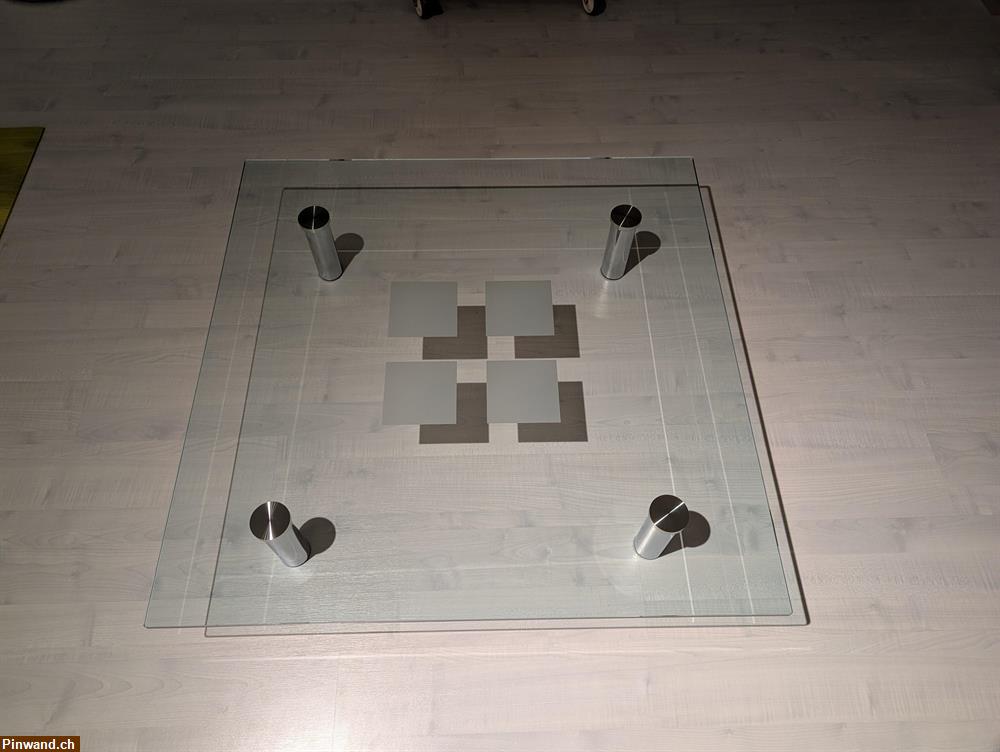 Bild 1: Gratis Salontisch aus Glas zu verschenken