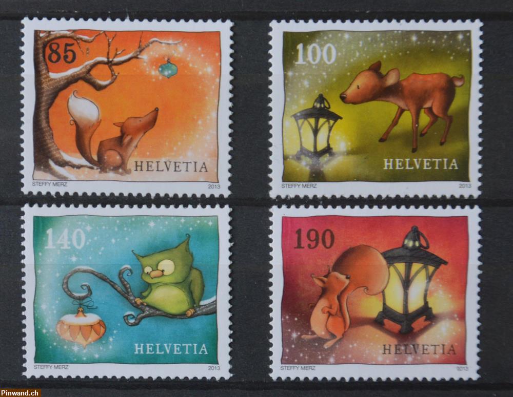 Bild 1: 2013 Satz Sondermarken Weihnachten, postfrisch