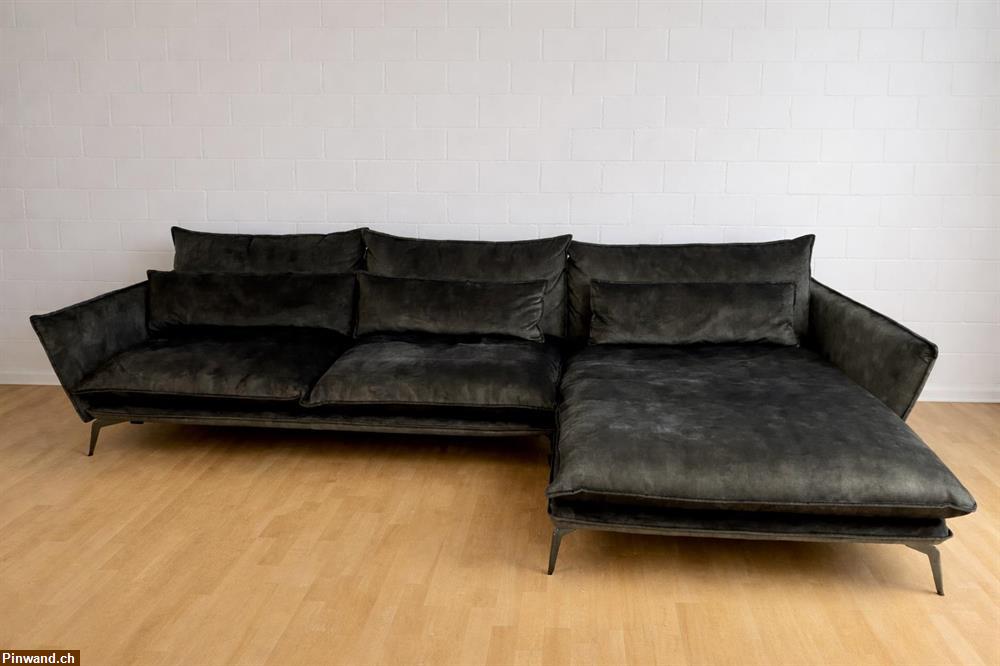 Bild 1: Pfister Ecksofa aus Samt zu verkaufen