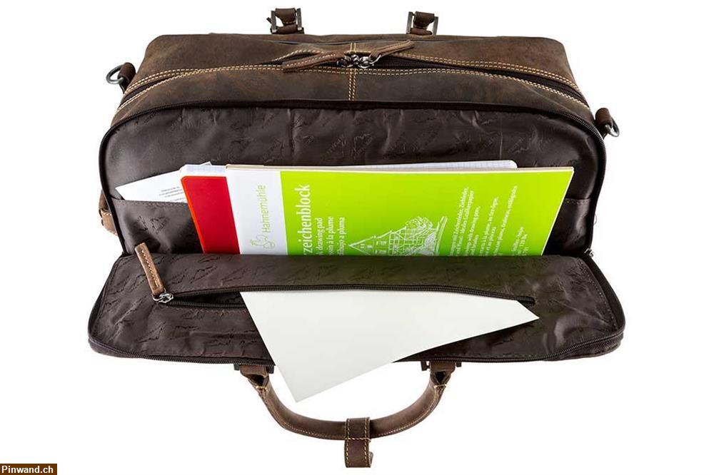 Bild 2: Leder Reisetasche Trolley ROM Alpenleder zu verkaufen