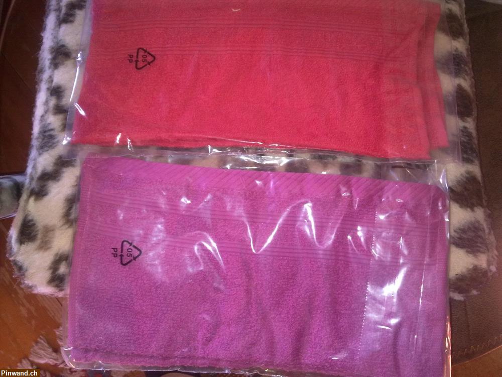 Bild 1: 4 Waschlappen Fabrikneu à 30x30cm zu verkaufen