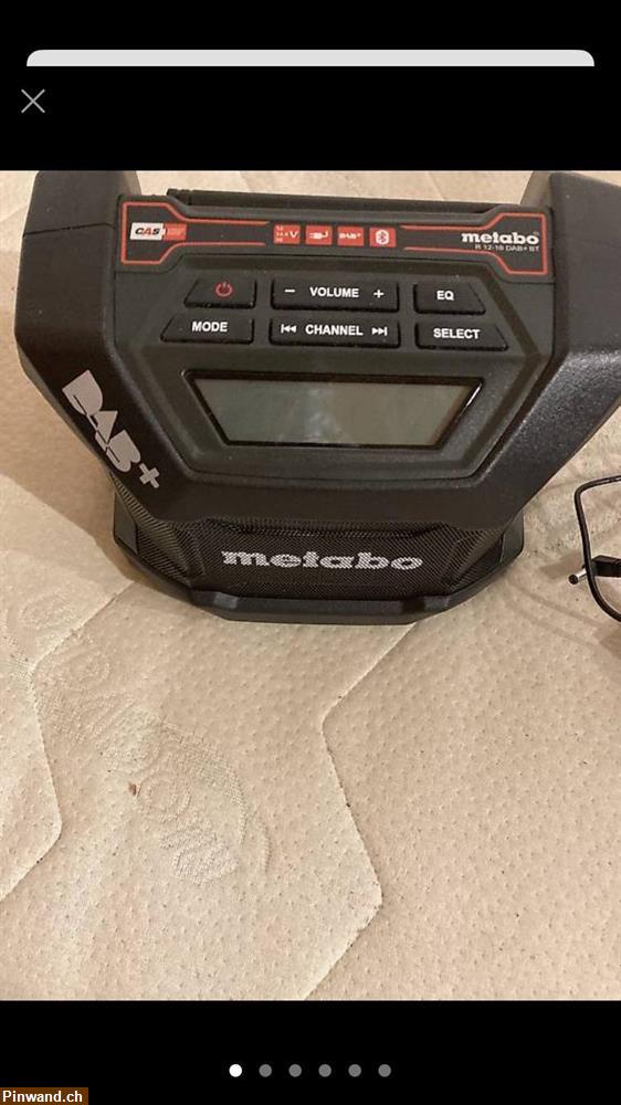 Bild 1: Baustellen Radio Metabo DAB12 zu verkaufen