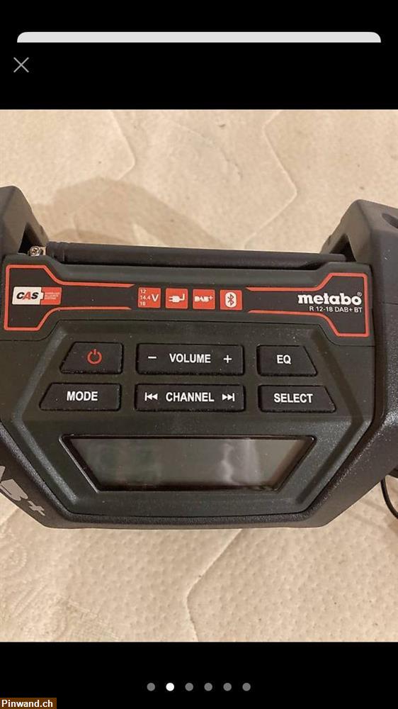 Bild 2: Baustellen Radio Metabo DAB12 zu verkaufen