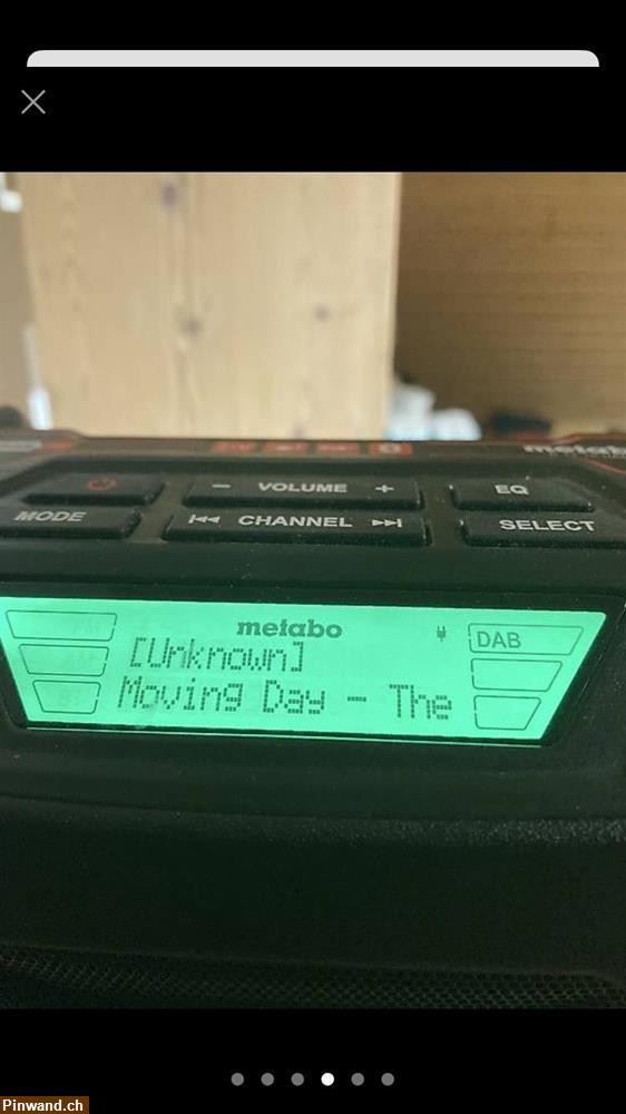 Bild 3: Baustellen Radio Metabo DAB12 zu verkaufen