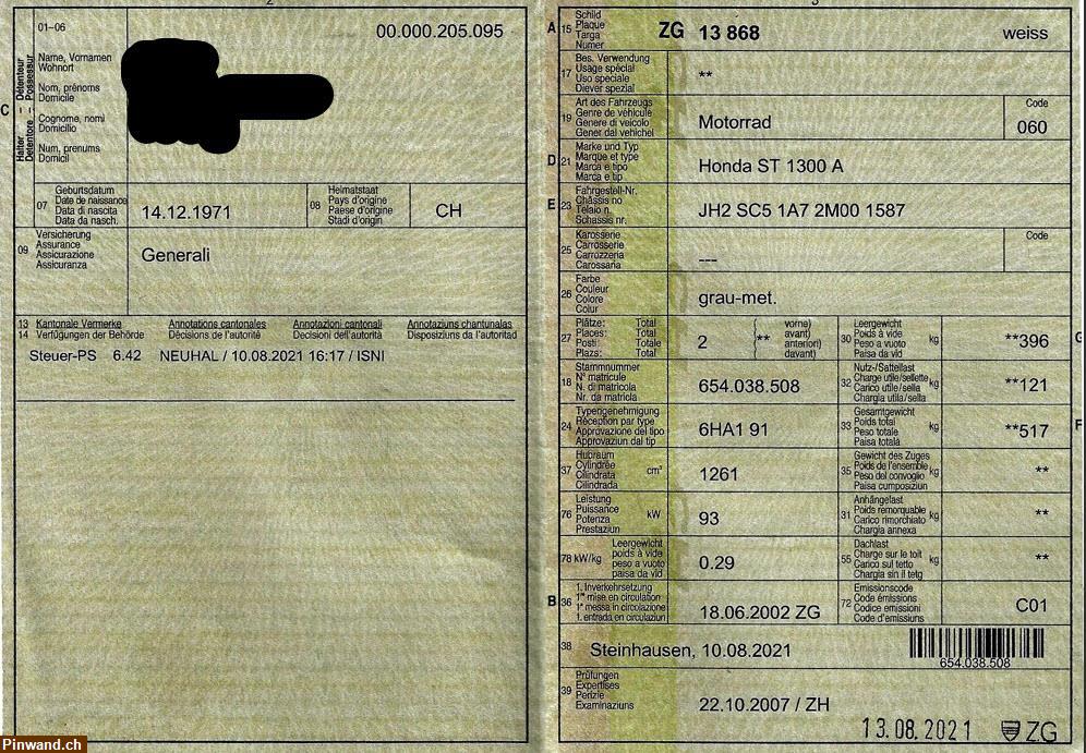 Bild 1: Honda Pan European 1300 ST ABS zu verkaufen