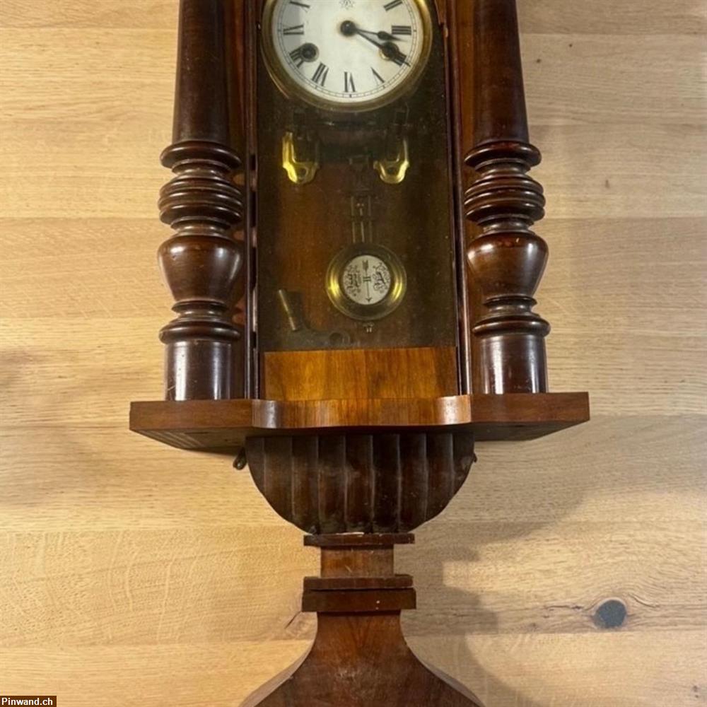 Bild 4: Antiquität: Pendel Uhr / Junghans Wanduhr 1909