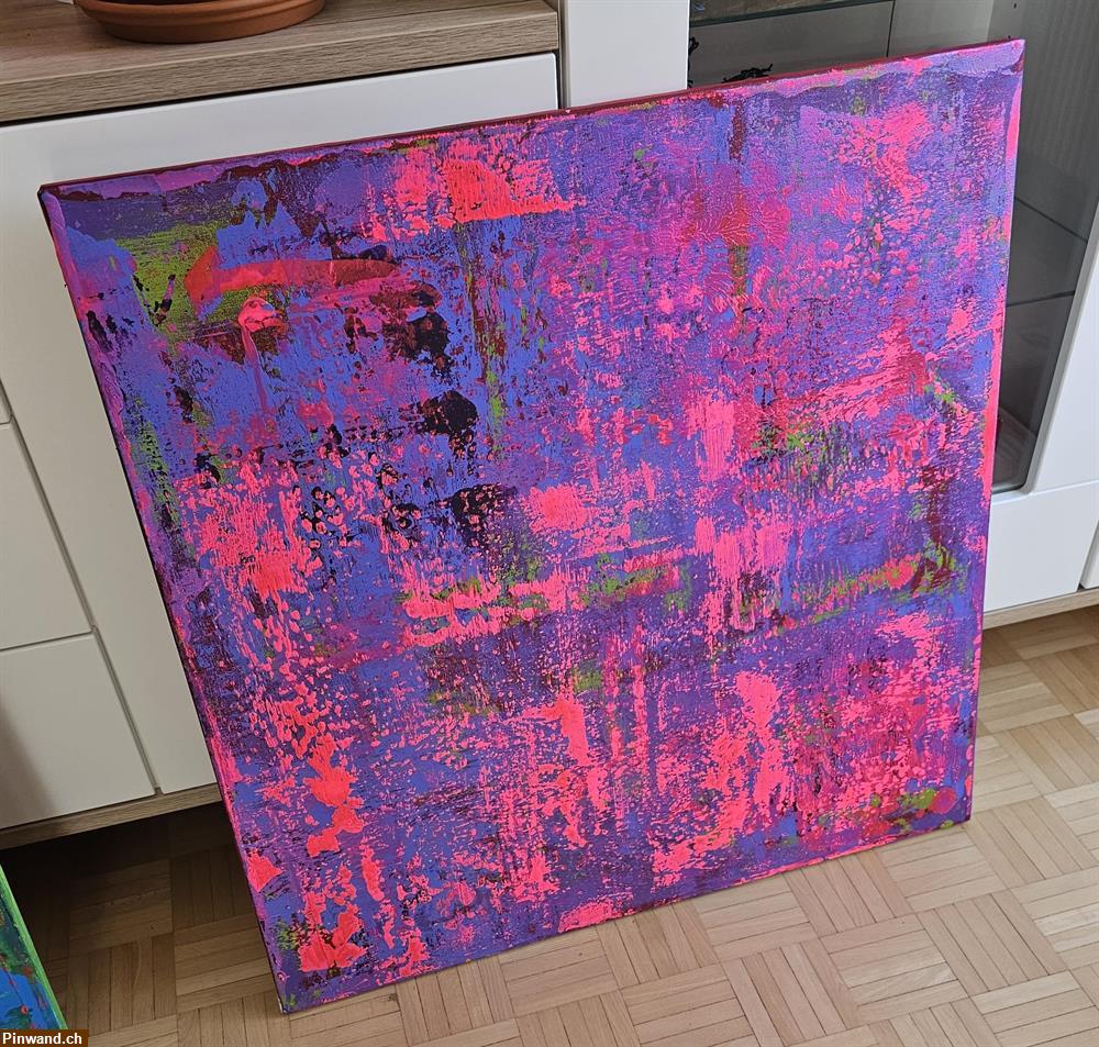Bild 1: Neu: "Feeby" - Unikat - Masse: 80 x 80 cm