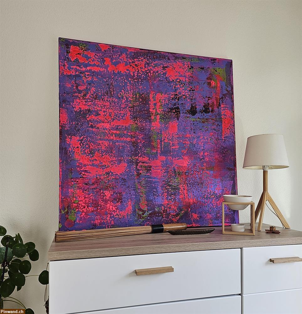 Bild 2: Neu: "Feeby" - Unikat - Masse: 80 x 80 cm