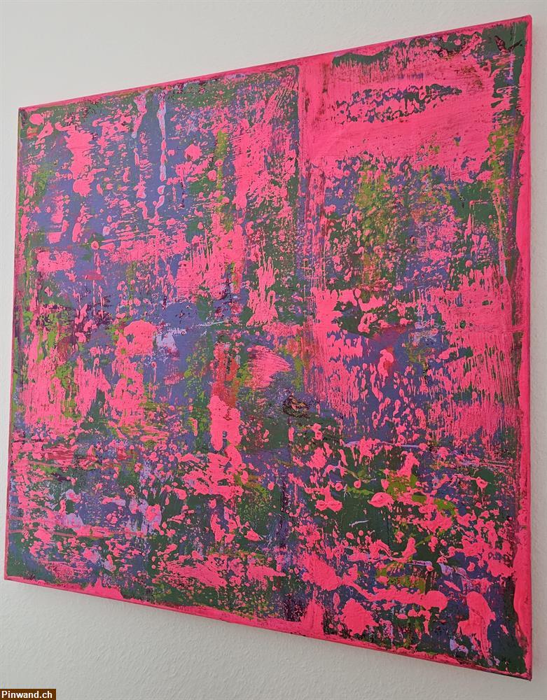 Bild 1: Life could be pink! 80 x 80 cm