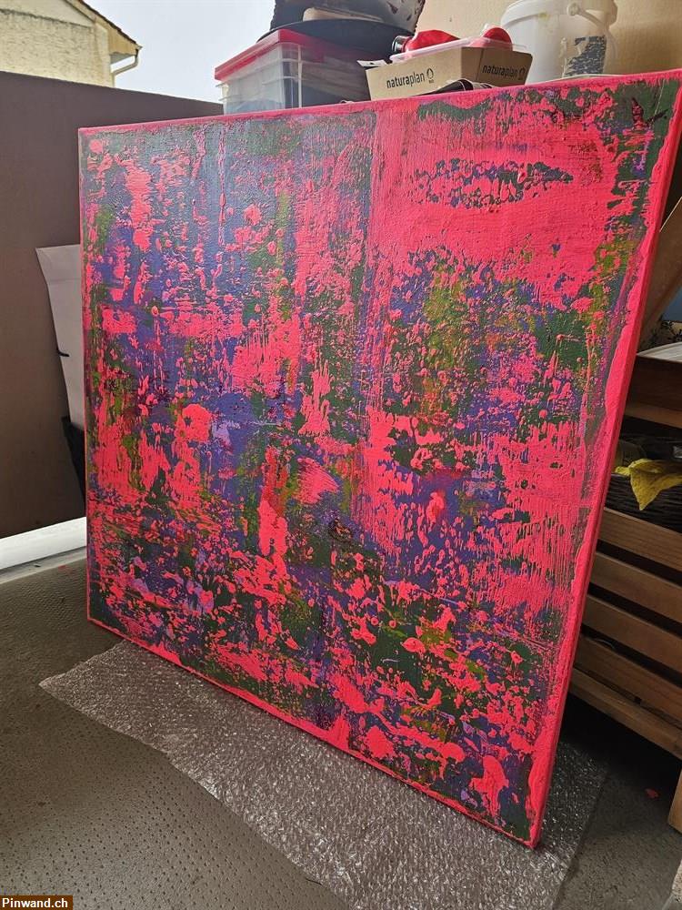 Bild 3: Life could be pink! 80 x 80 cm