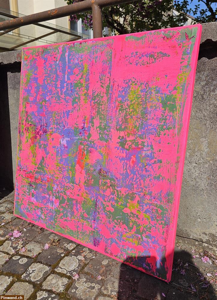 Bild 5: Life could be pink! 80 x 80 cm